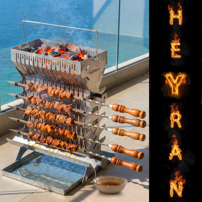 منقل ذغالی ایستاده سایز متوسط 